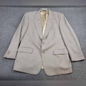 Brooks Brothers Blazer Mens 45R Multicolored Houndstooth Wool Made In USA